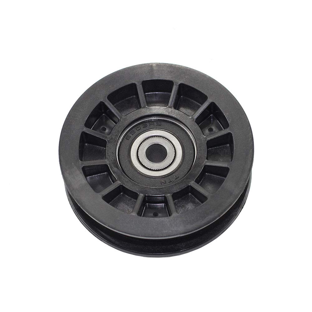 Parts Camp flat idler pulley supports longer belt life and easy maintenance