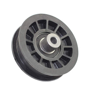 Parts Camp flat idler pulley for Craftsman mower belts; easy replacement