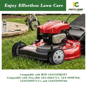 Parts Camp easy installation and secure mounting for quick mower maintenance.