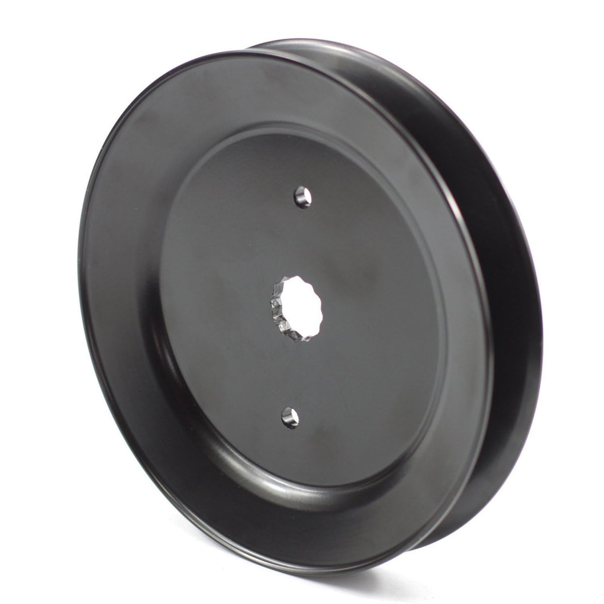 Parts Camp spindle pulley close-up for AYP compatibility and smooth operation