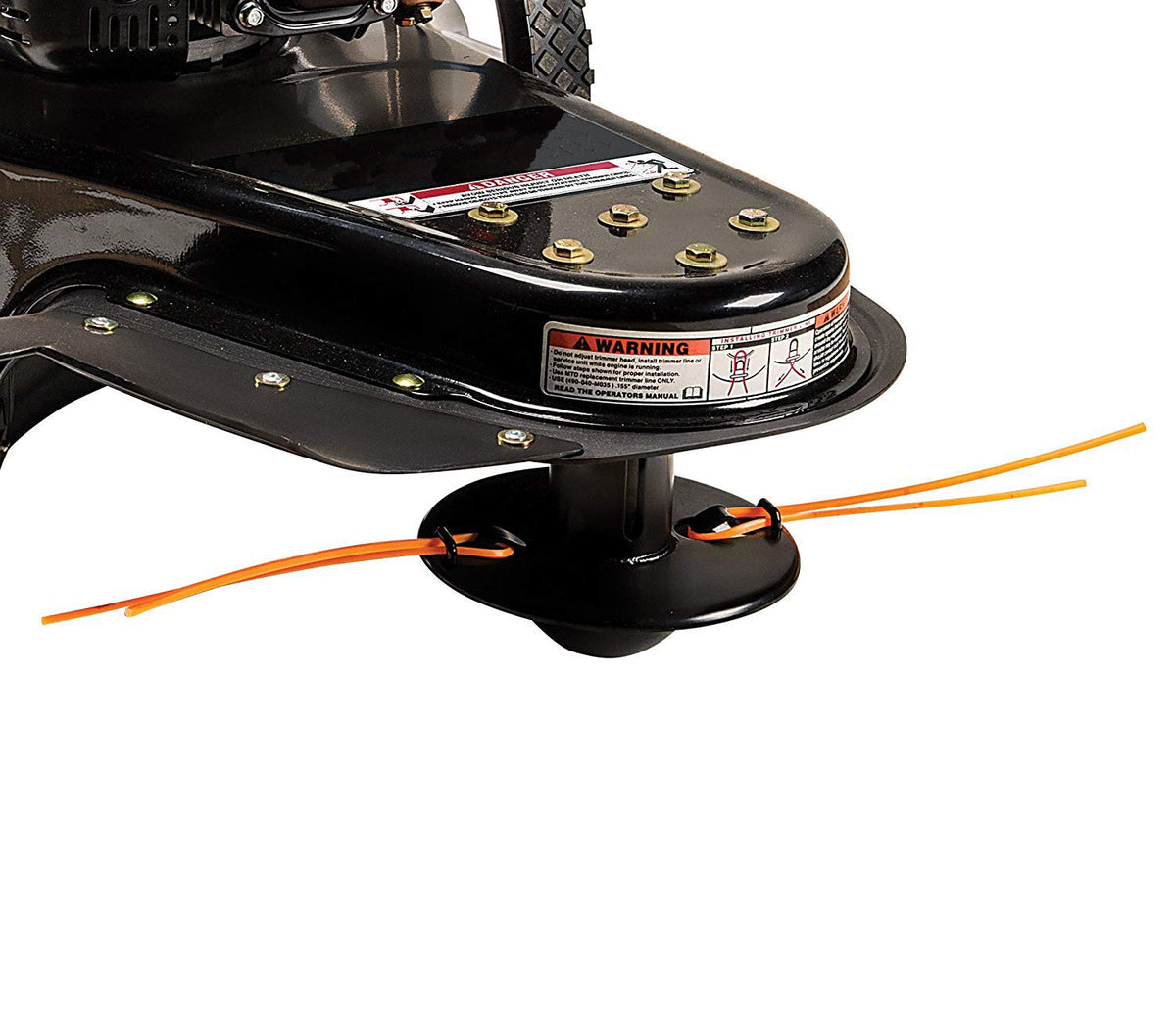 Parts Camp trimmer line 095 orange round 1430ft spool ready for long cutting sessions.