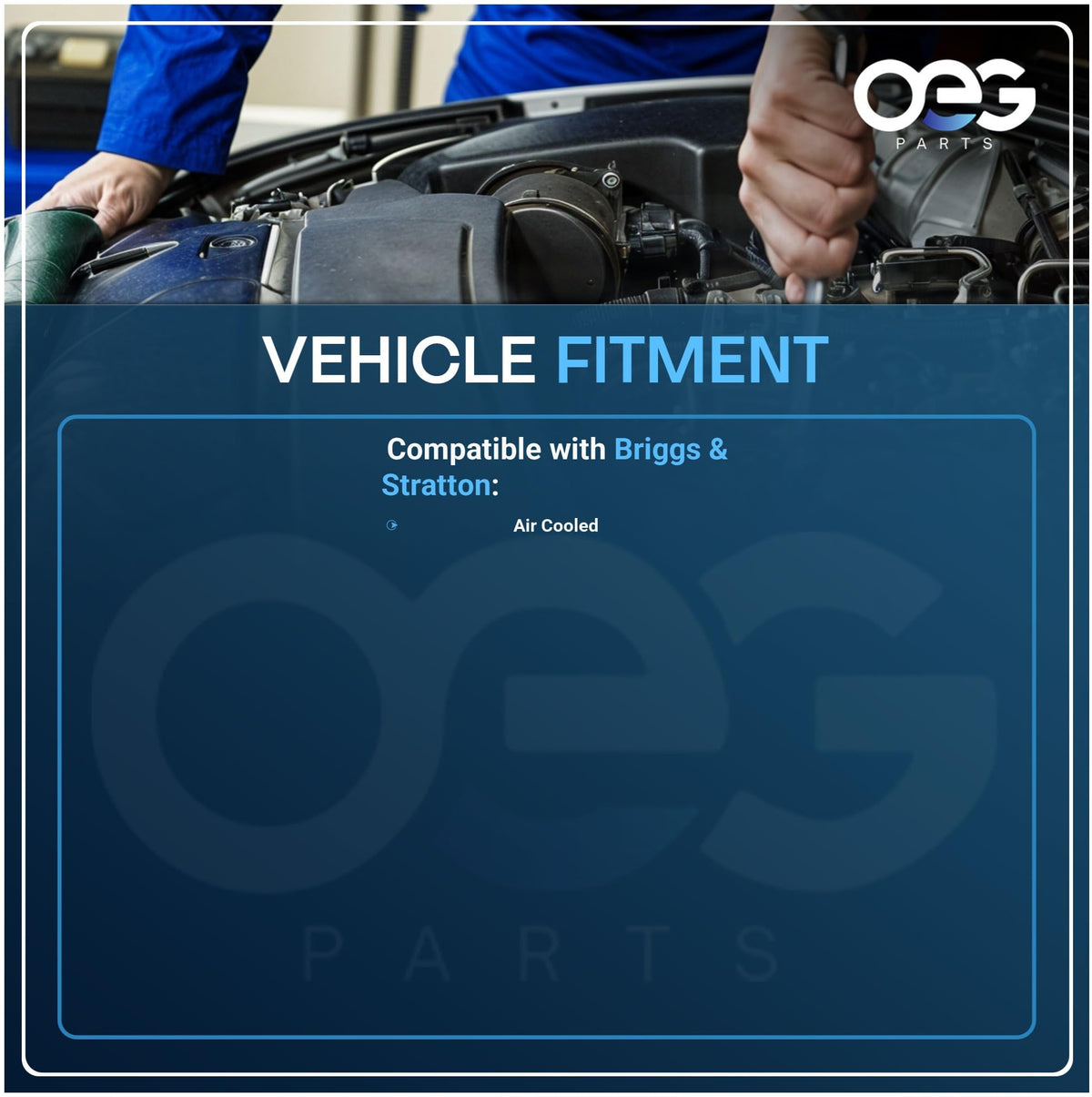 Parts Player OEG 12V label detail confirms model and voltage for quick checks.