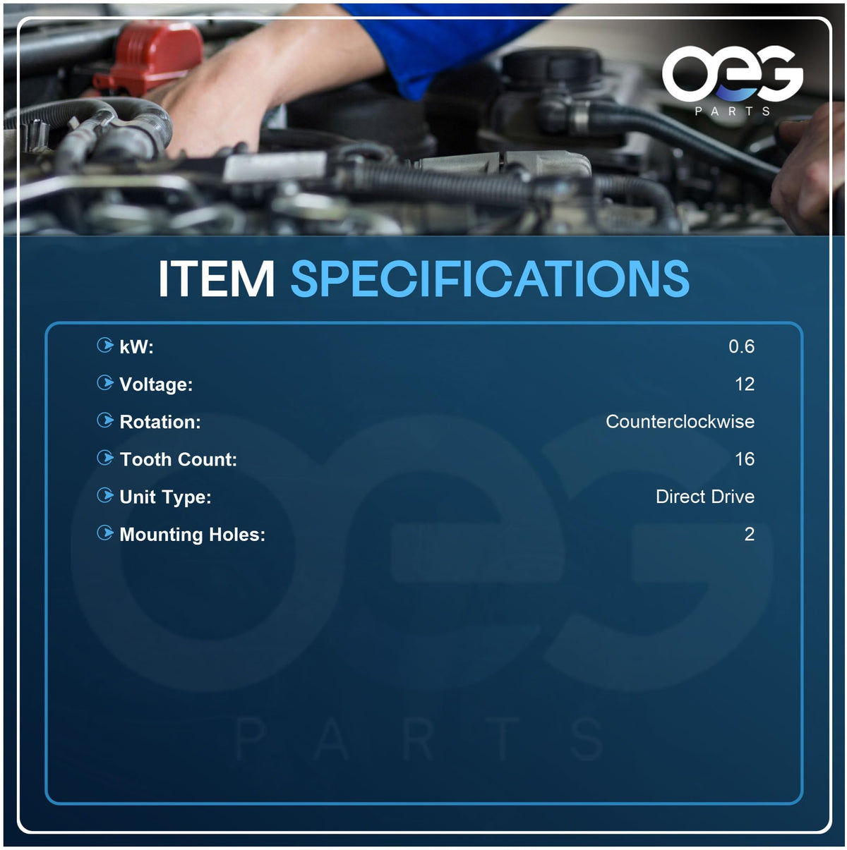 Parts Player 12V Briggs starter supports smooth engine starts