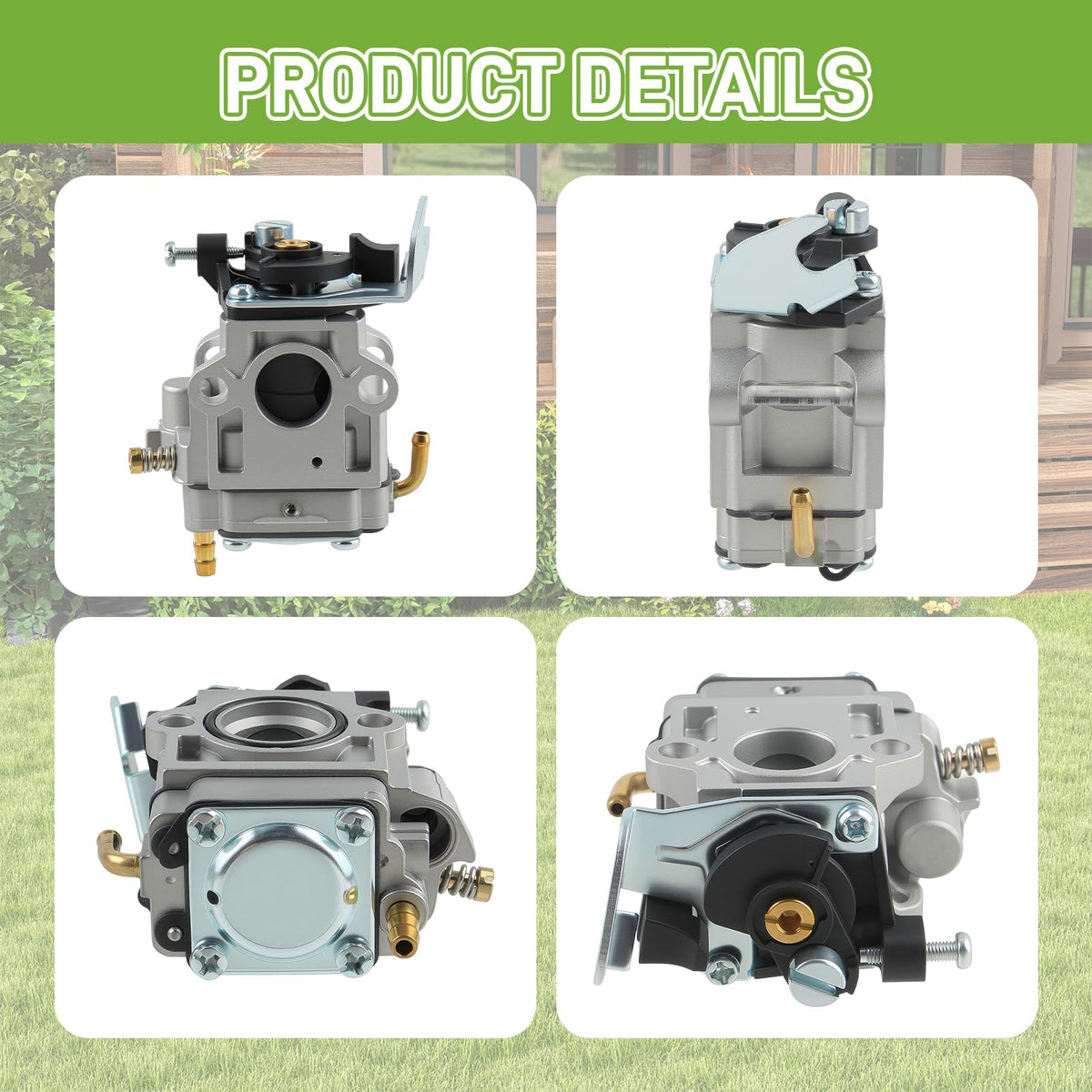 Partszen gasket set provides a secure seal for carburetor rebuilds.