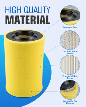 Partszen 796031 air filter kit for John Deere, promotes clean air intake.