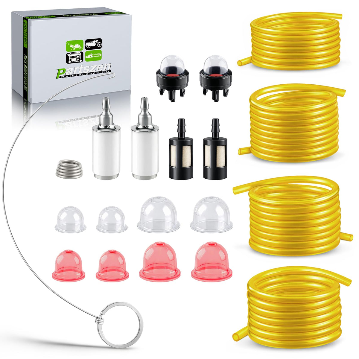 Partszen AC04122 kit layout with all components for quick rebuilds