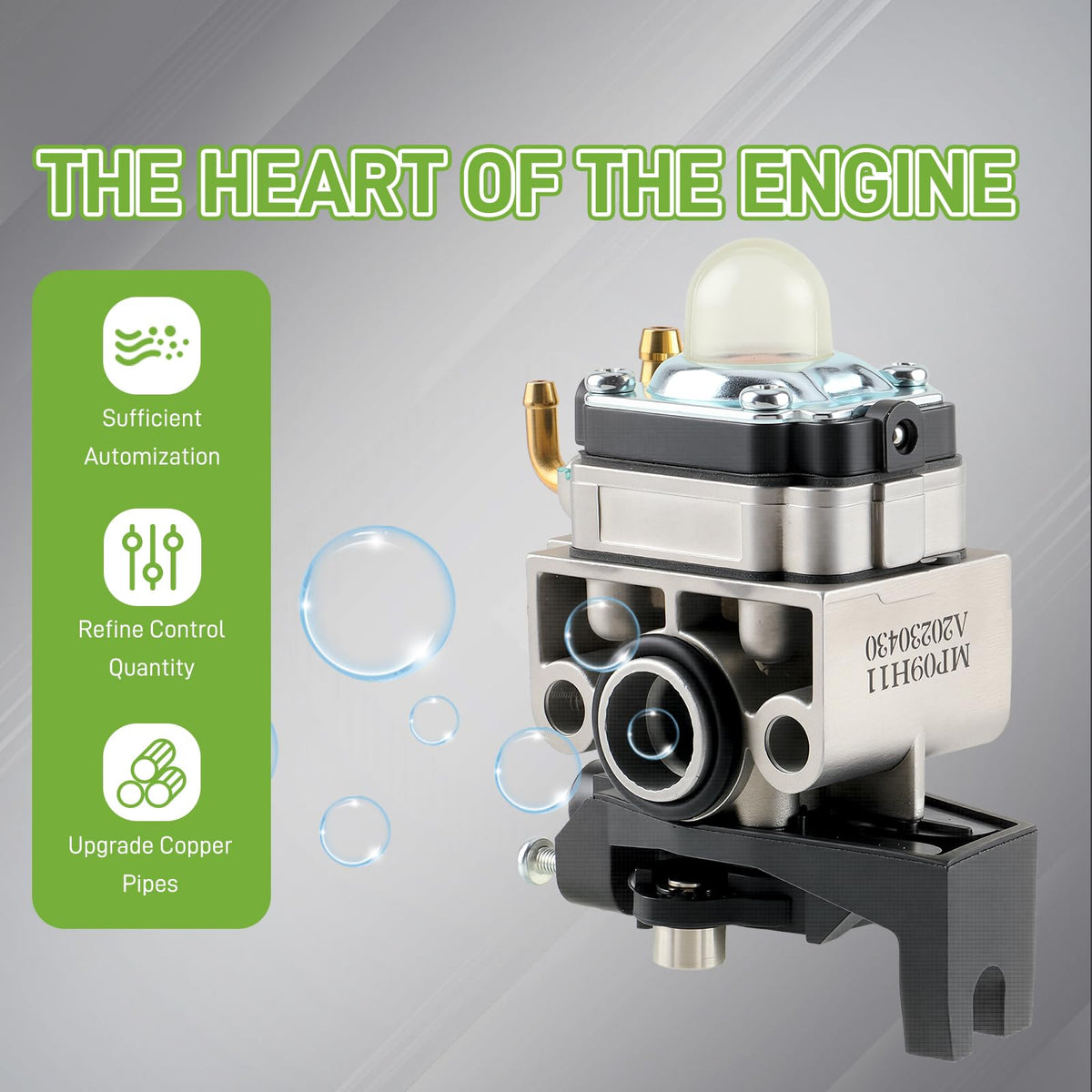 Partszen air filter for Husqvarna 324HDA-55X protects the engine from debris