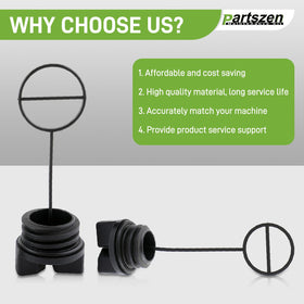Partszen cap set in box, complete replacement kit shown.