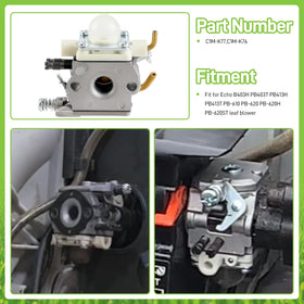 Partszen carburetor for Echo A021000890 maintains engine function with a straightforward installation