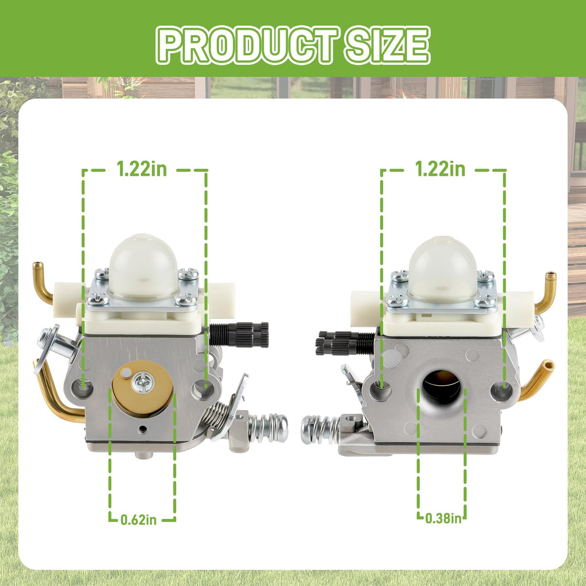 Partszen carburetor for Echo backpack PB620ST demonstrates compatible fit and dependable operation