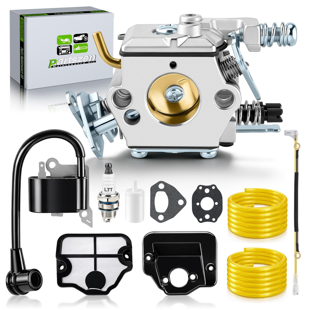 Partszen carburetor for Husqvarna 136 ready for smooth starts