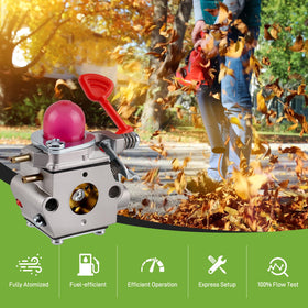 Partszen carburetor kit includes oil cup for maintenance and easy installation.