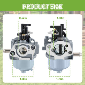 Partszen clamps and fuel lines for secure mower connections