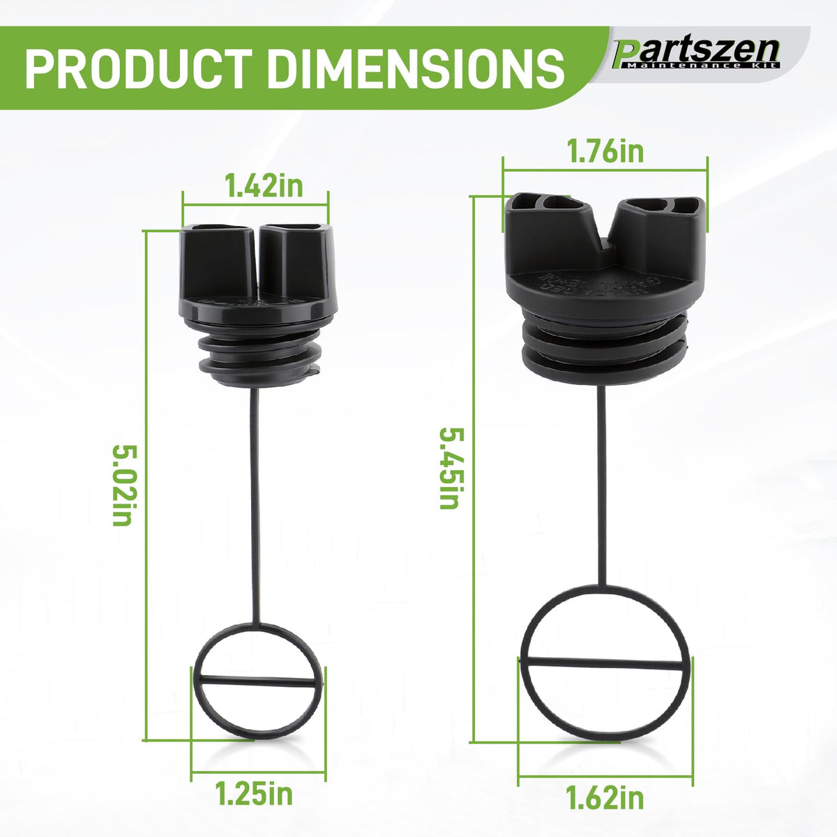 Partszen fuel filter close-up, essential filtration for fuel flow.