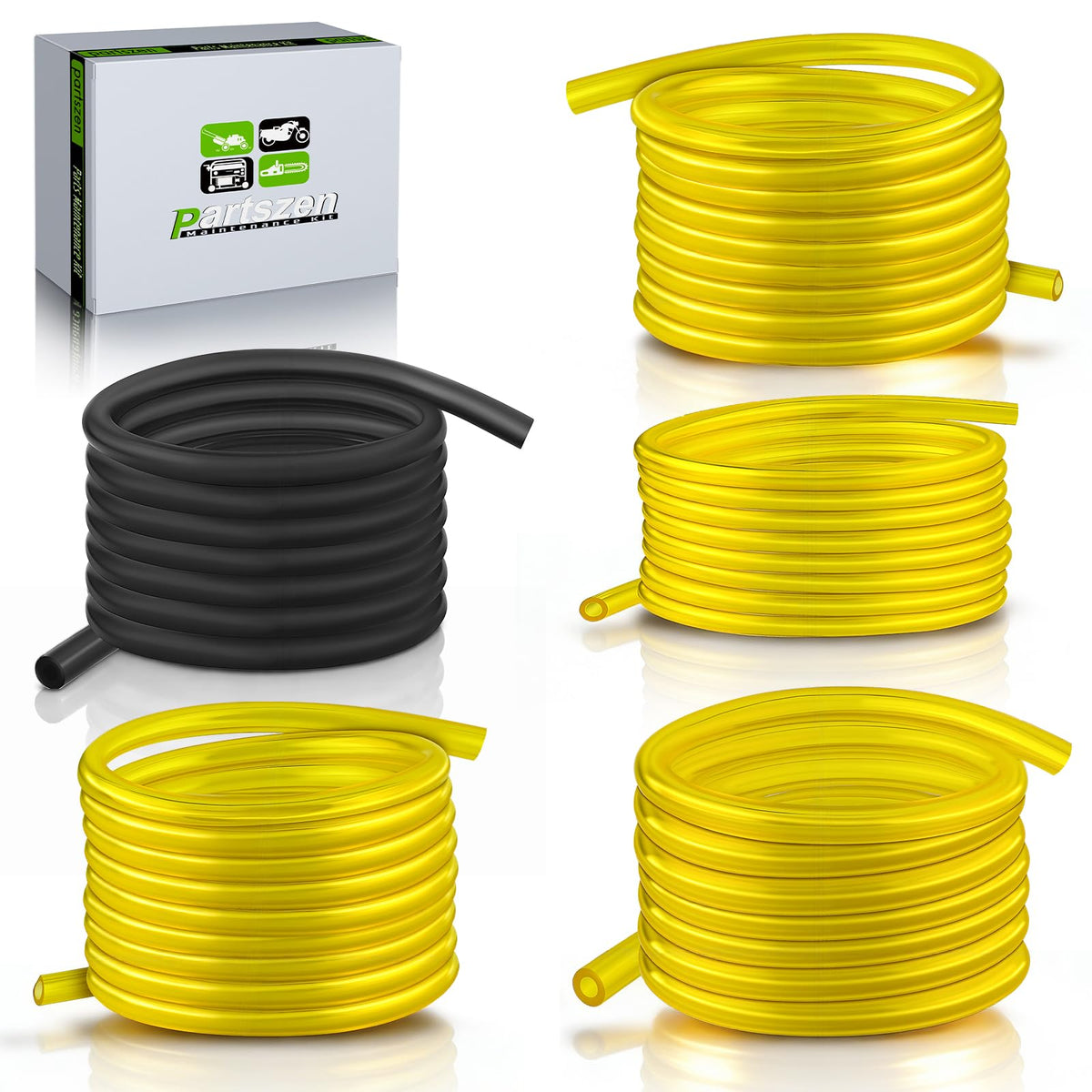 Partszen fuel line hose 3/32 x 3/16 for reliable carburetor delivery