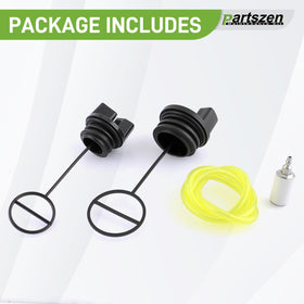 Partszen fuel lines packaged, flexible connections for reliable fit.