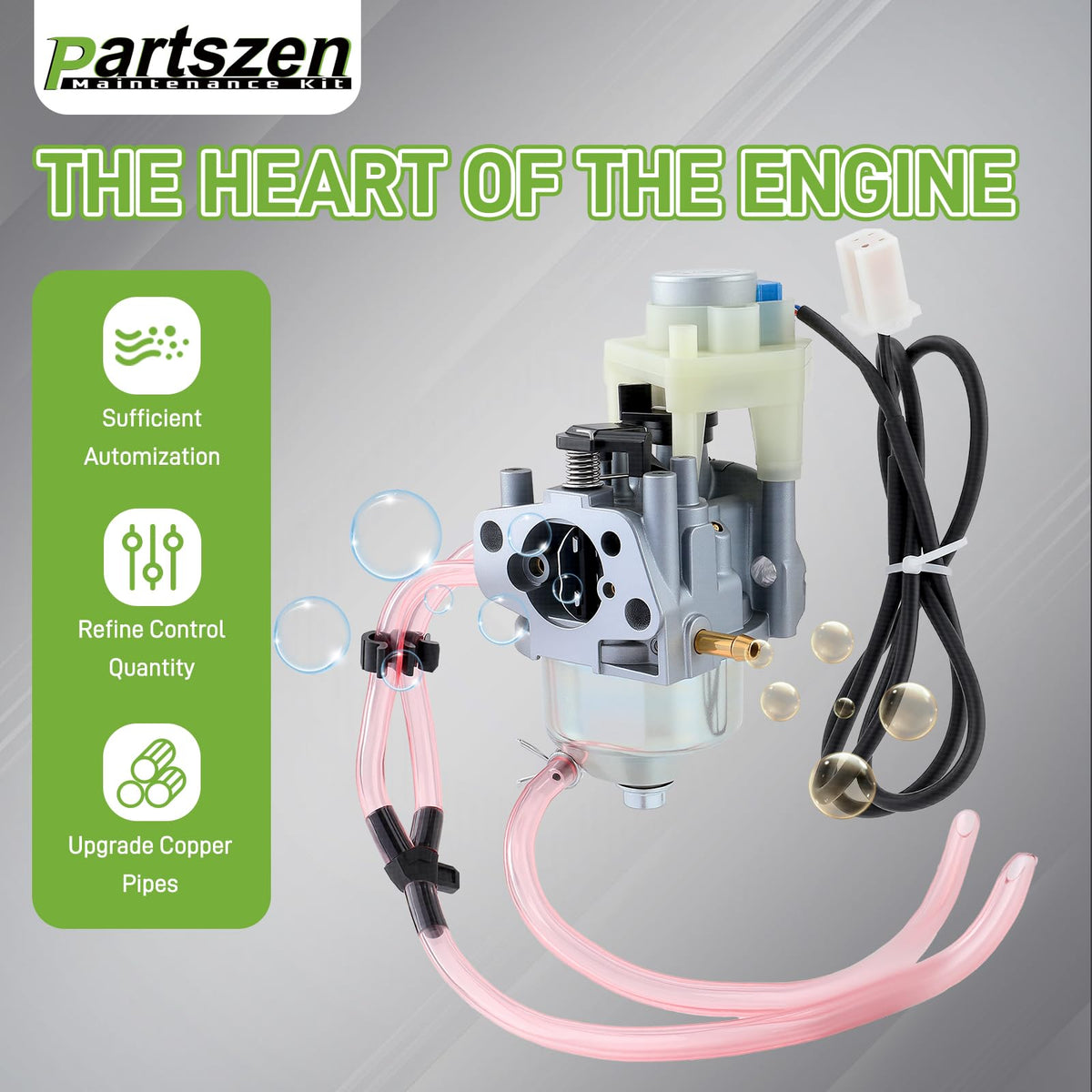 Partszen Huayi carburetor assembly packaged for delivery and inspection.