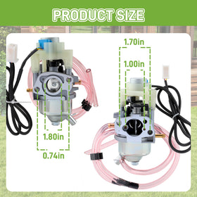 Partszen Huayi carburetor with labeling for easy identification.