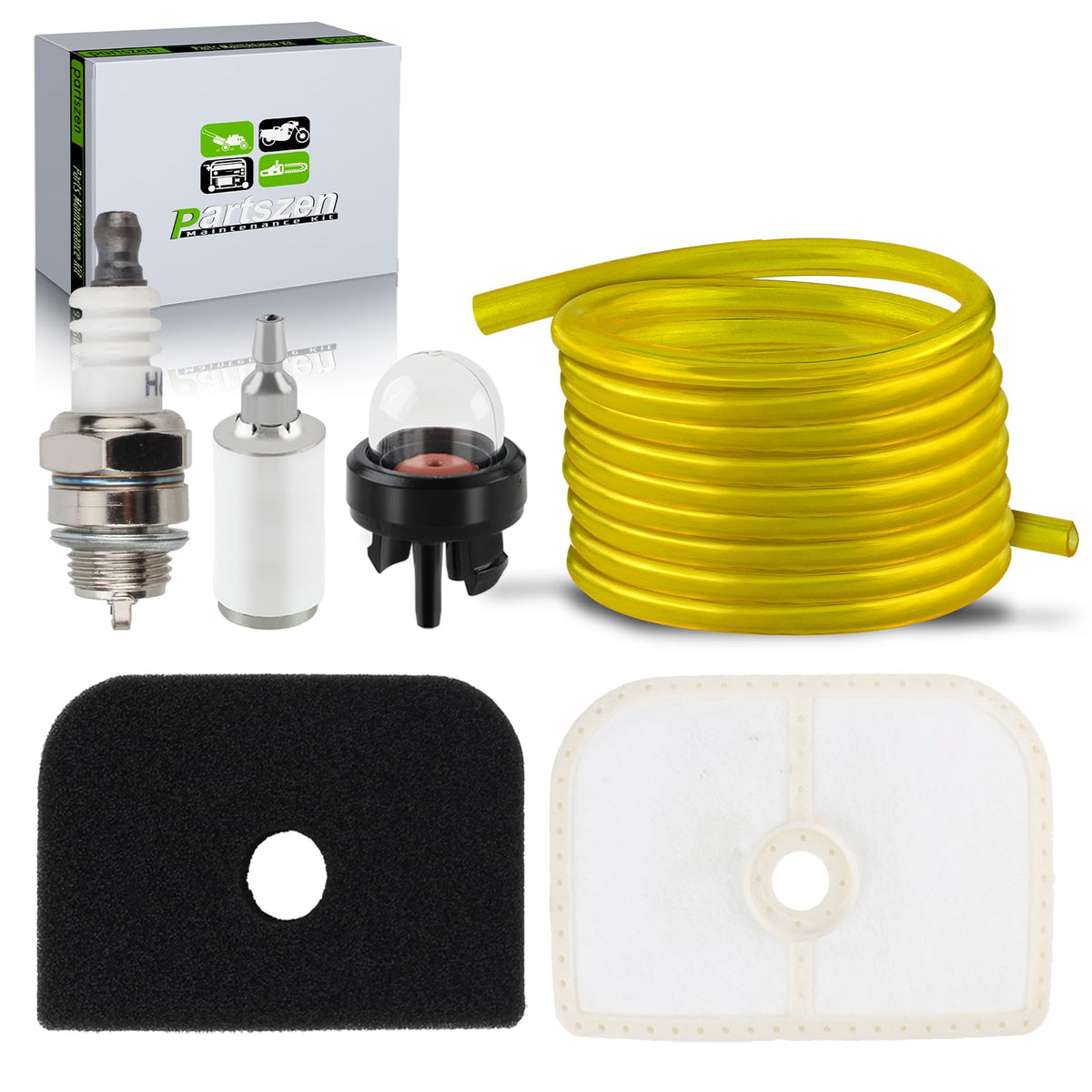 partszen Husqvarna 525LST air-filter kit with primer bulb for smoother starts