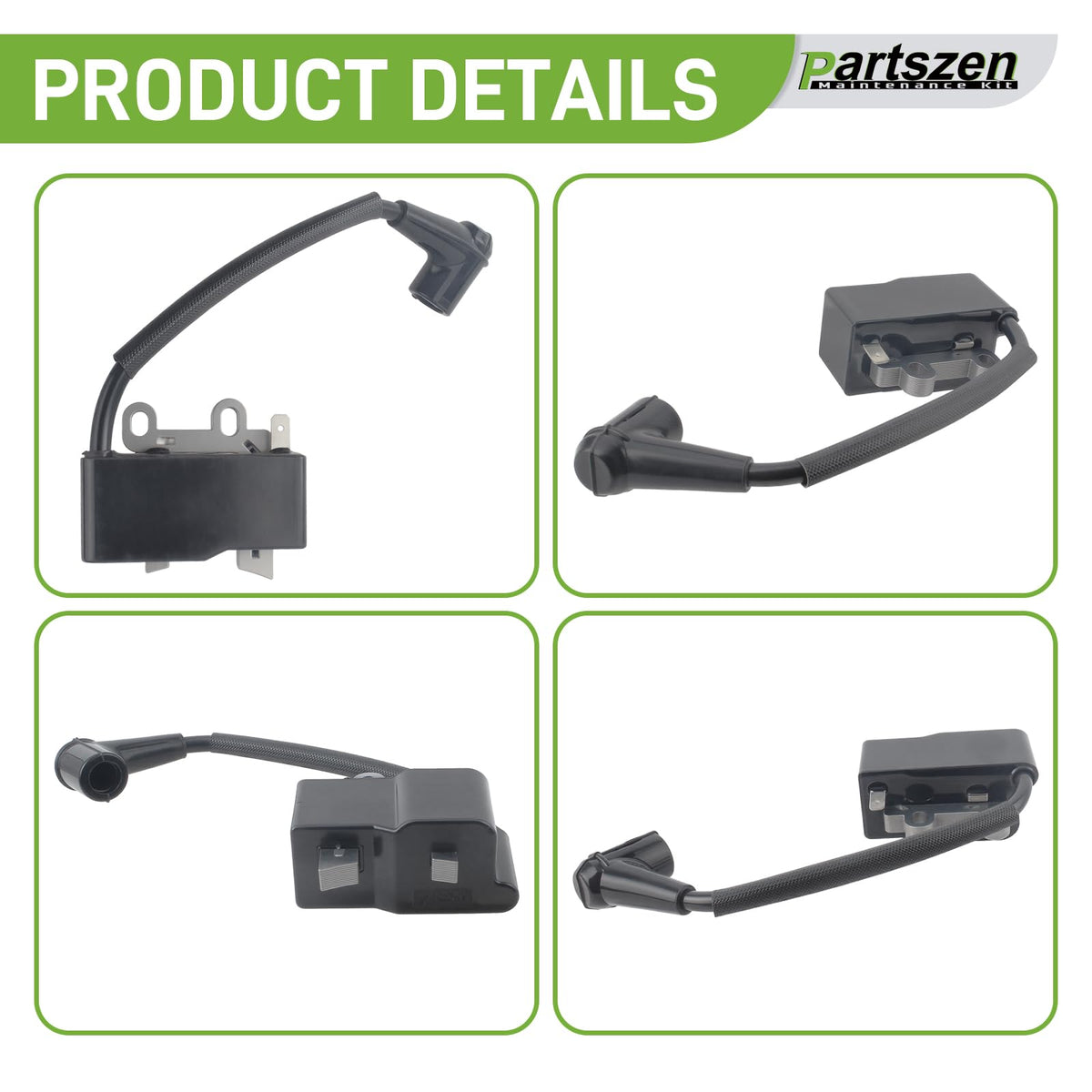 Partszen ignition coil compatibility with Echo ES-250 series ensures simple upgrades.