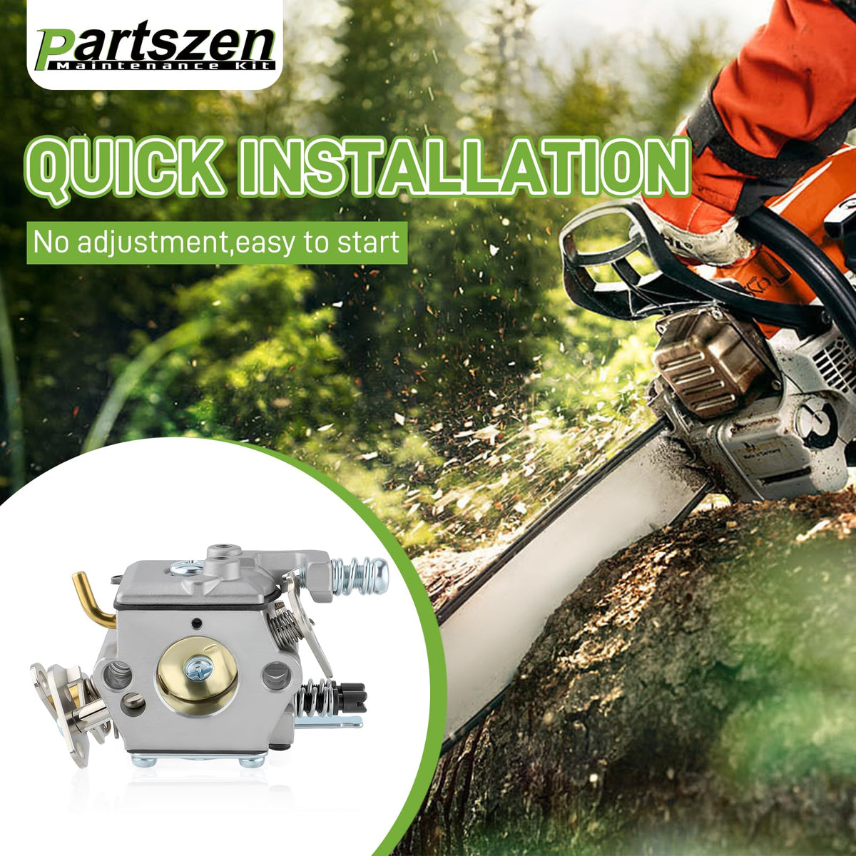 Partszen ignition coil for Husqvarna complements carburetor upgrade