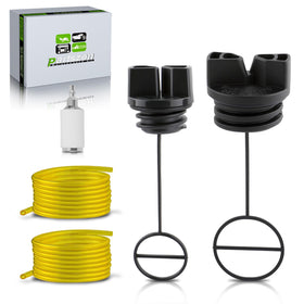 Partszen Poulan Craftman cap set, front view, for secure sealing.