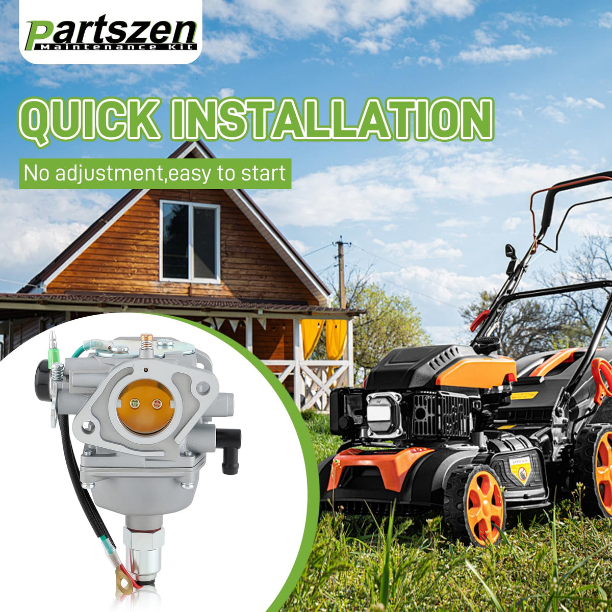 partszen SV725 fuel pump included for consistent fuel delivery