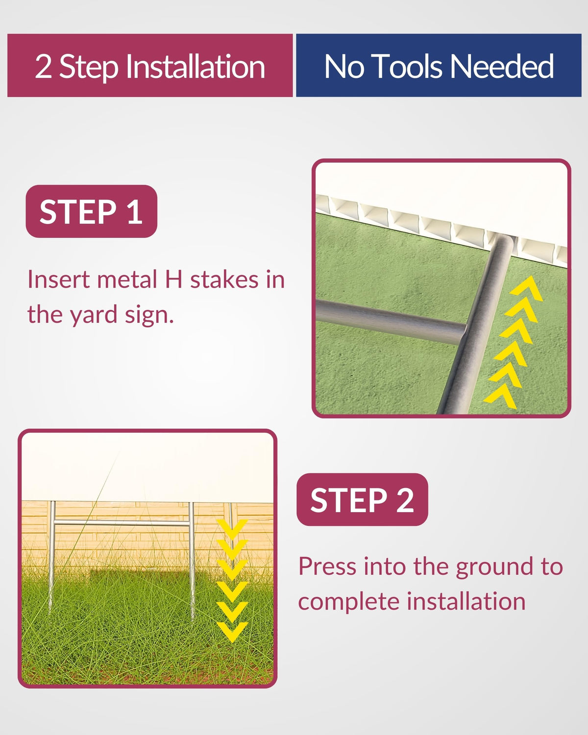 PartyPrints waterproof corrugated plastic withstands weather for all-season yard signage.