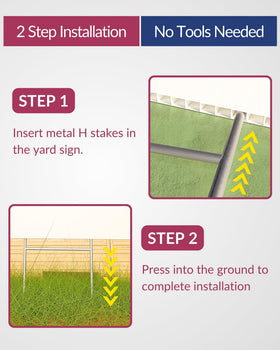 PartyPrints waterproof corrugated plastic withstands weather for all-season yard signage.