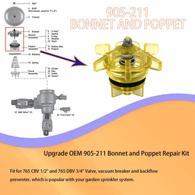 Parzuozenney 3-year warranty notice for backflow repair kit