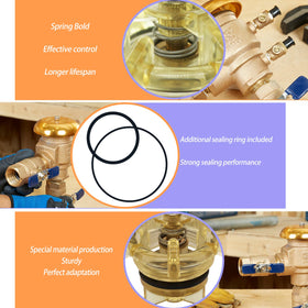 Parzuozenney easy-installation guide illustrating hand-tightening steps