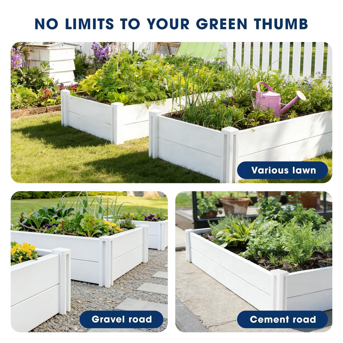 PASAMIC 4x4x1ft easy-clean surface simplifies maintenance after rain.
