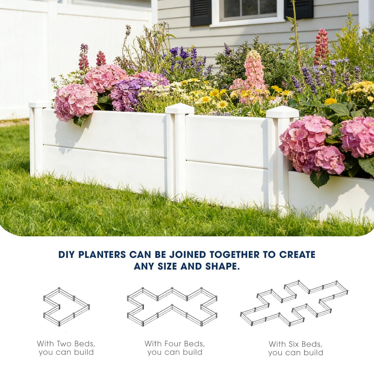 PASAMIC 4x4x1ft backyard garden setup demonstrates versatile planting options.