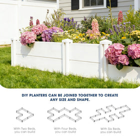 PASAMIC 4x4x1ft backyard garden setup demonstrates versatile planting options.