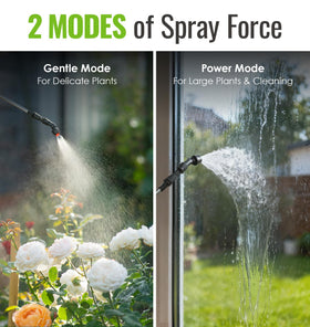 PASAMIC sprayer with four nozzle options for versatile spraying