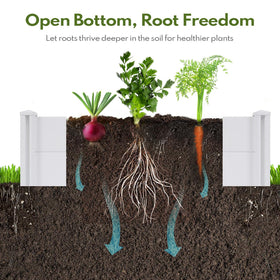 PASAMIC rust-proof outdoor planter box suitable for year-round use