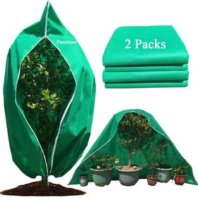 Pasidener plant cover frost protection 50x35 shields small shrubs from cold and wind.