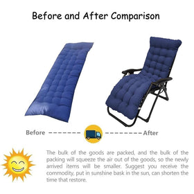 Durable high-density fabric keeps cushion dry and breathable outdoors.
