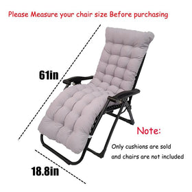 Pearl cotton fill delivers thick, soft padding for extended lounging.