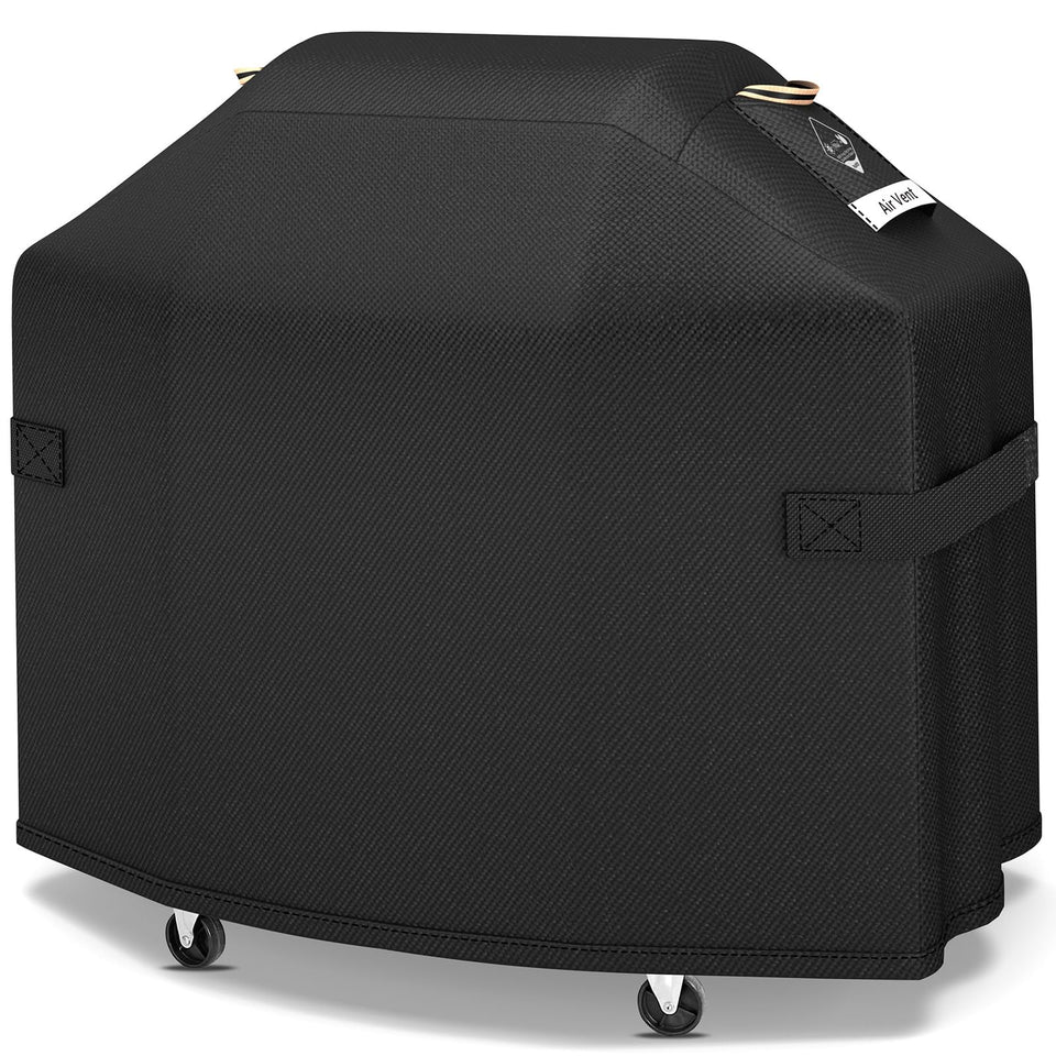 PasWith 55-inch grill cover dimension shows precise fit for reliable weather protection.