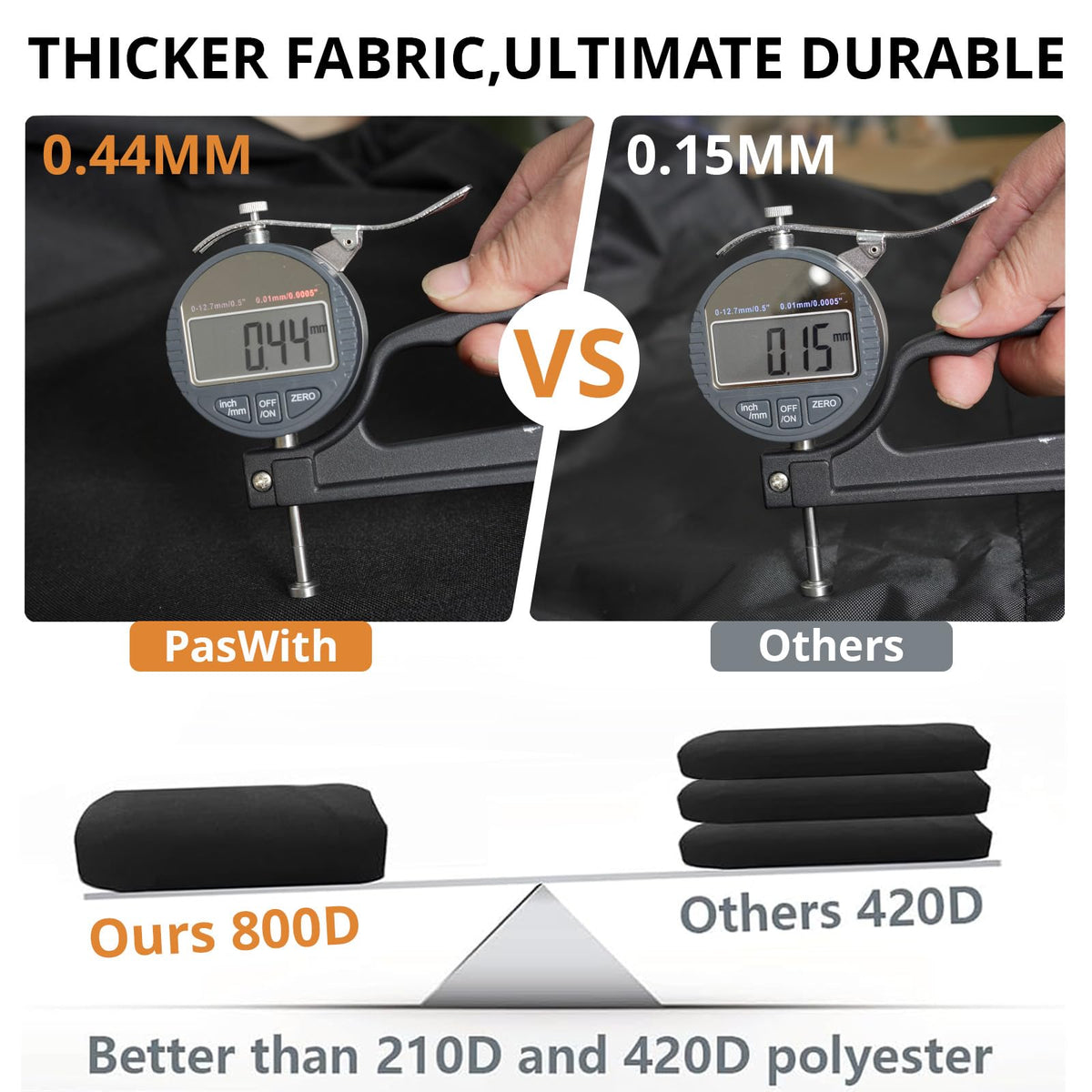 PasWith fade-resistant fabric keeps Genesis grills looking new after sun exposure.