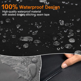 PasWith waterproof seam tape seals moisture, keeping the surface dry