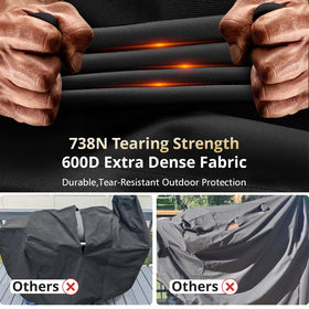 PasWith pellet smoker cover opening design enables easy on/off access