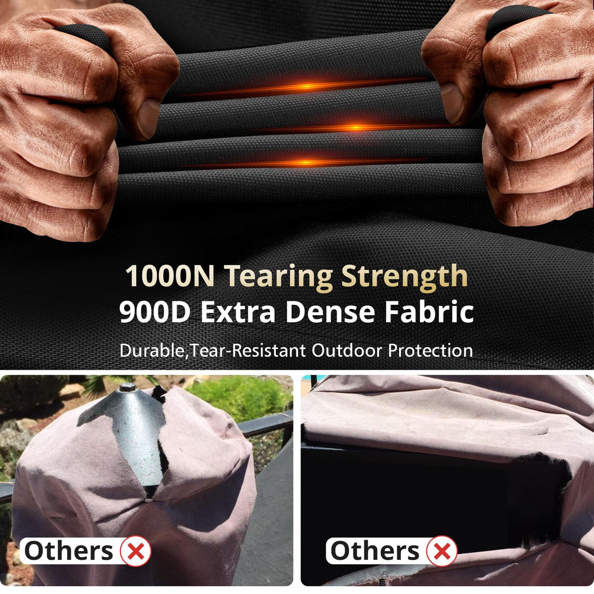 PasWith UV-resistant fabric guards against fading on sunny days for longer look.