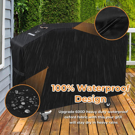 PasWith waterproof seam tape keeps interior dry in rain