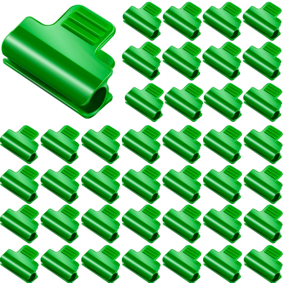 Patelai greenhouse clamps 40 pieces securely fasten film and nets for stable greenhouse setups.