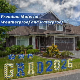 PATIAI 2026 grad yard sign cap image for festive lawn decor and photo ops.