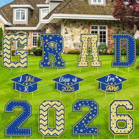 PATIAI 2026 grad yard sign letters for outdoor lawn display and clear visibility.
