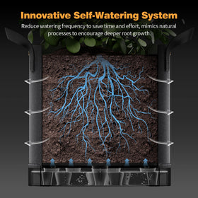 Patigrow reinforced nylon handles provide easy transport and durability for moving the bags