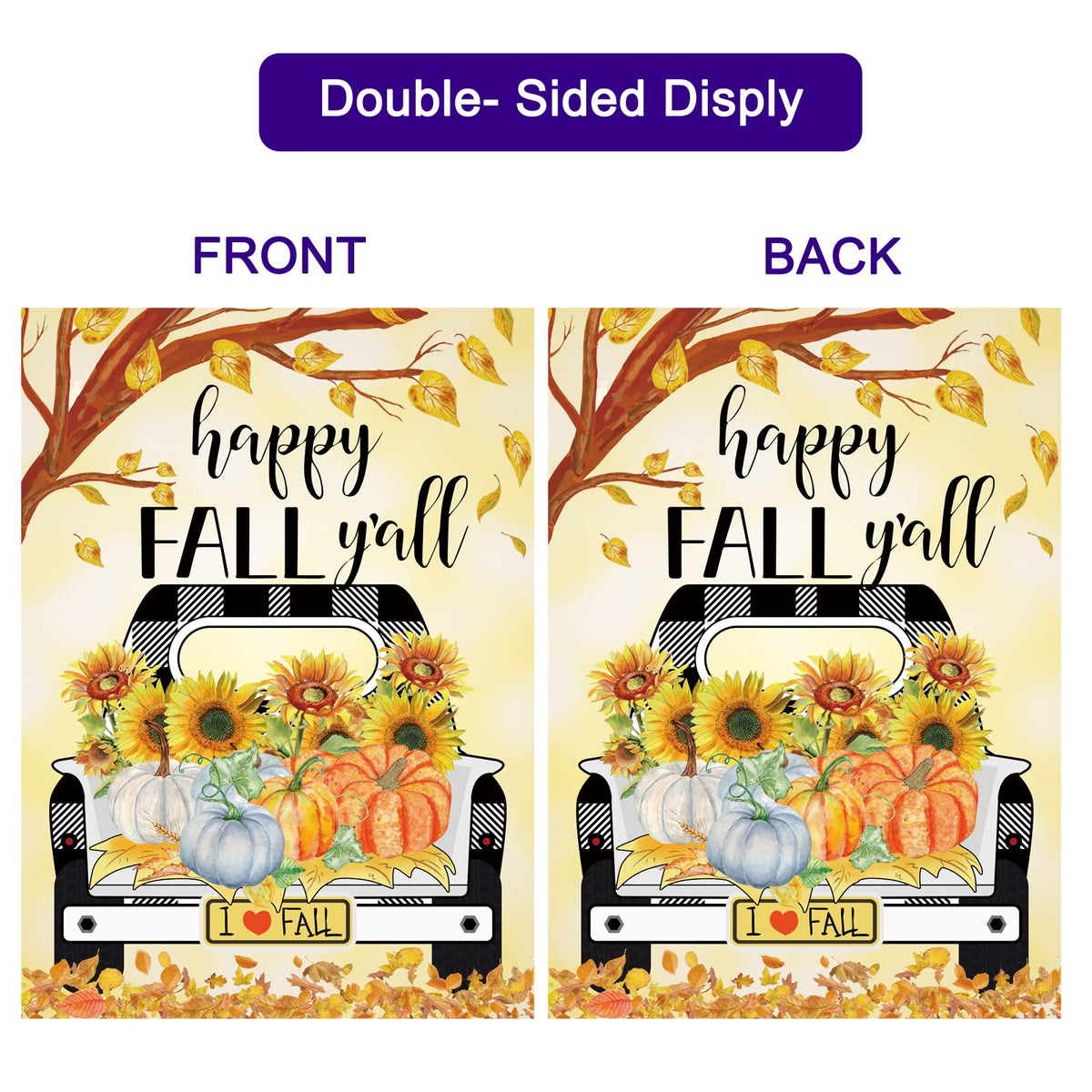 Pating holiday flag designs 12x18, ideal for festive yard decor